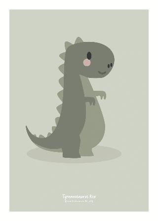 Forhåndsvisning af Plakater: Tyrannosaurus Rex