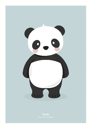 Forhåndsvisning af Plakater: Panda