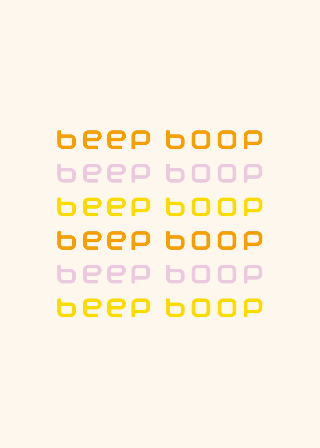 Robot beep boop