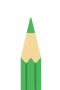 Grøn farveblyant