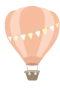 Orange luftballon