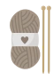 Brun garnnøgle 2