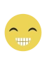Grinende emoji