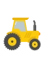 Gul traktor 