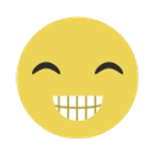 Grinende emoji
