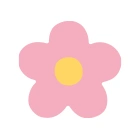 Lyserød blomst